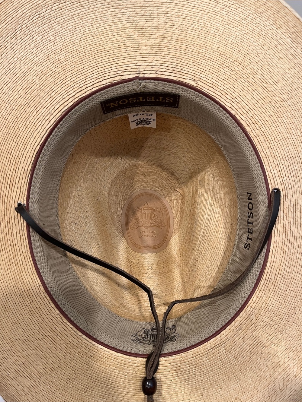 Stetson Bryce Cowboy Hat, Gus Style, Mexican Palm Straw, XL - Picture 3 of 4